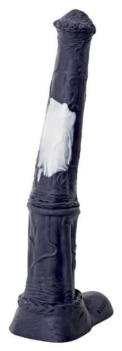 фото Чёрный фаллоимитатор мустанга 42 см erasexa