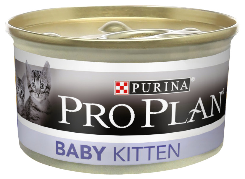 фото Консервы для кошек pro plan baby kitten, курица, 85г