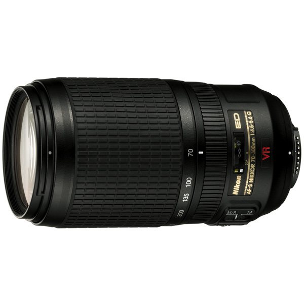 Объектив Nikon AF-S Zoom-Nikkor 70-300mm f45-56G ED VR 43000₽