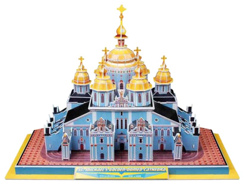 

Модель для сборки cubic fun Михайловский Златоверхий собор (Киев)