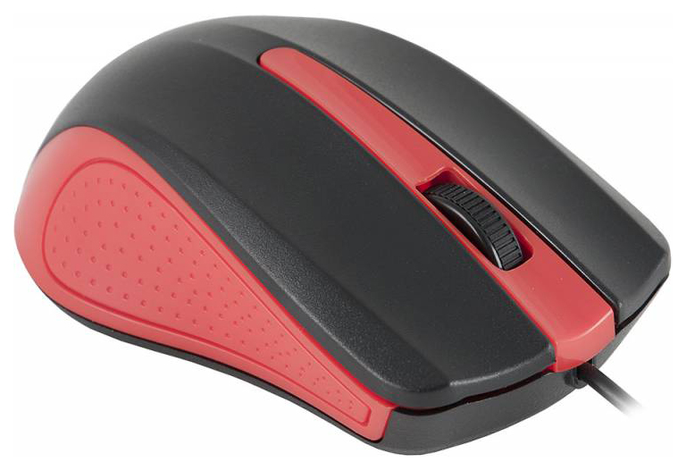 Мышь OKLICK 225M Red/Black