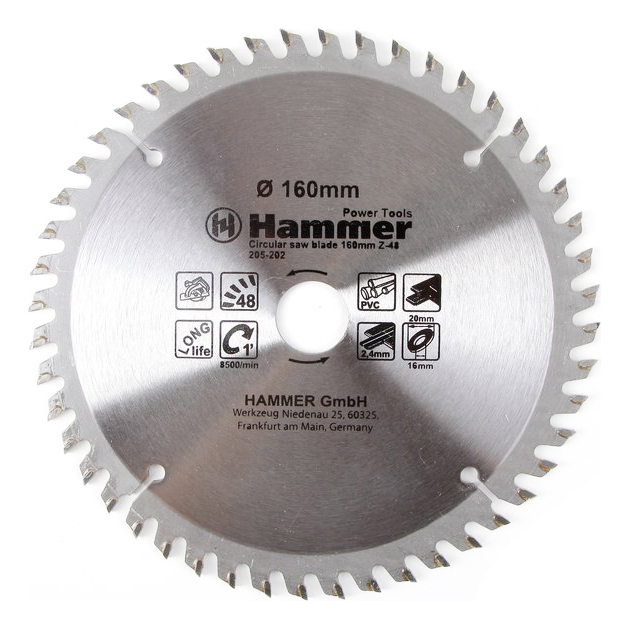 Пильный диск по ламинату  Hammer 30673