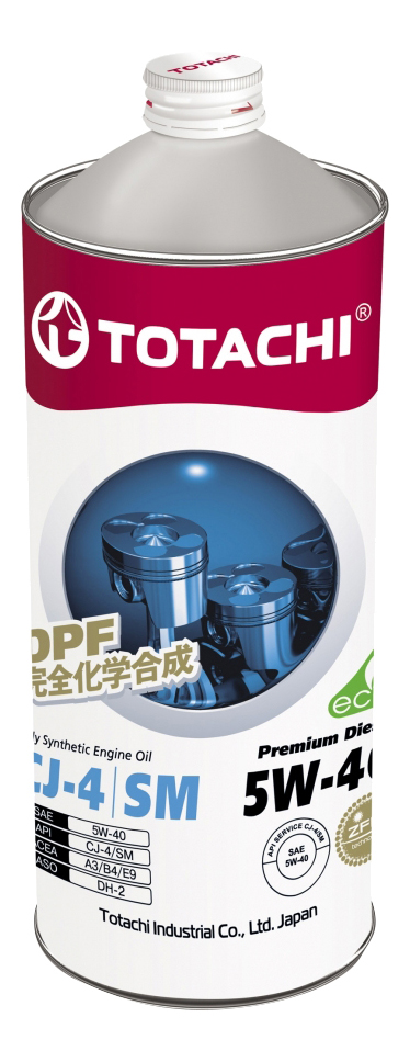 Моторное масло Totachi Premium Diesel Fully Synthetic CJ-4/SM 5W40 1л