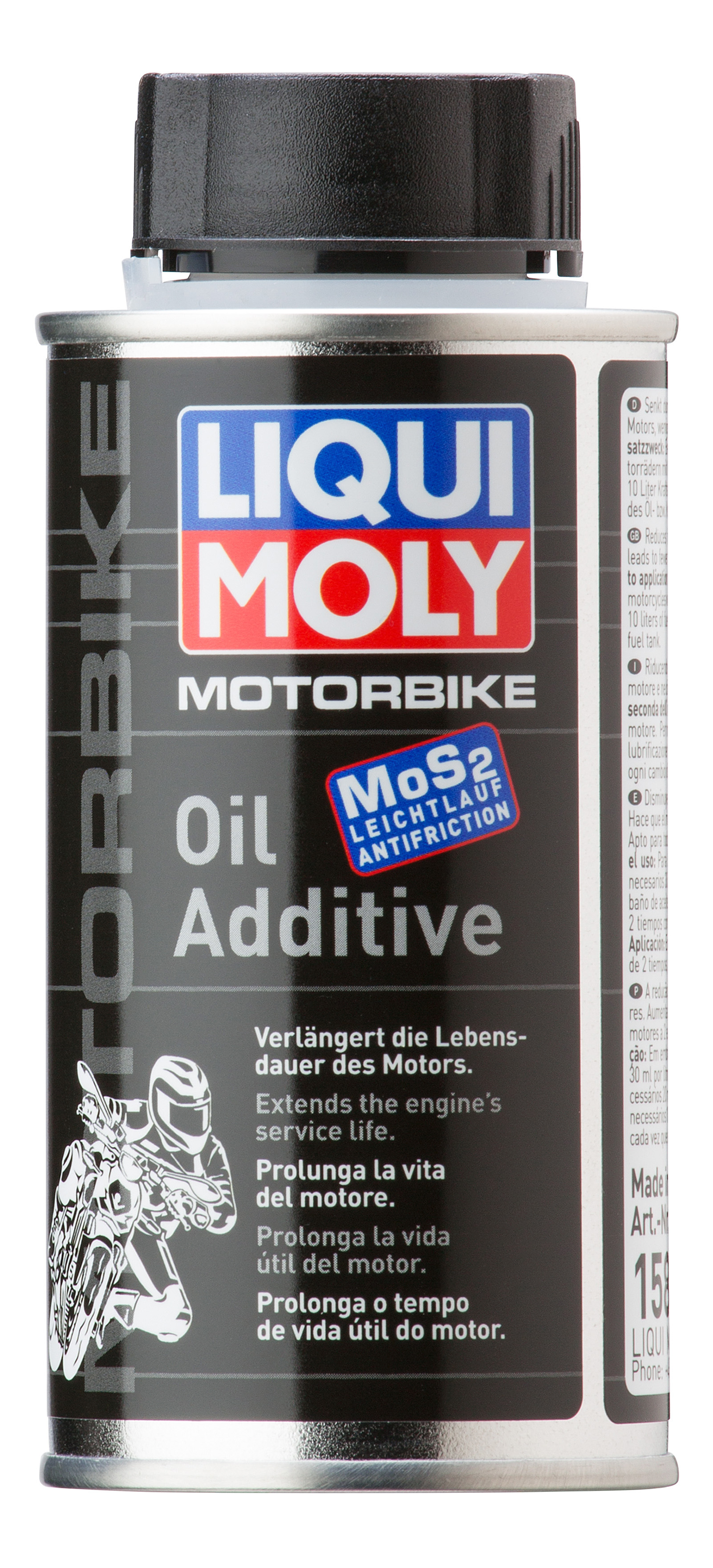 фото Антифрикционная присадка в масло для мотоциклов motorbike oil additiv liqui moly