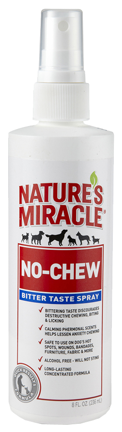 фото Спрей для защиты от погрызов для собак nature’s miracle no chew, 236 мл