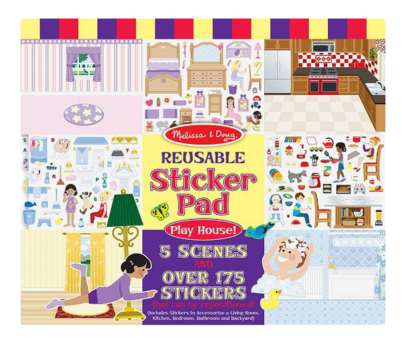 

Аппликация из бумаги Melissa & Doug Домик для игр, Домик для игр