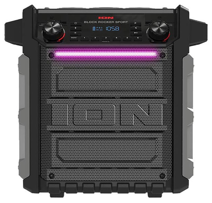 фото Портативная колонка ion audio block rocker sport grey/black