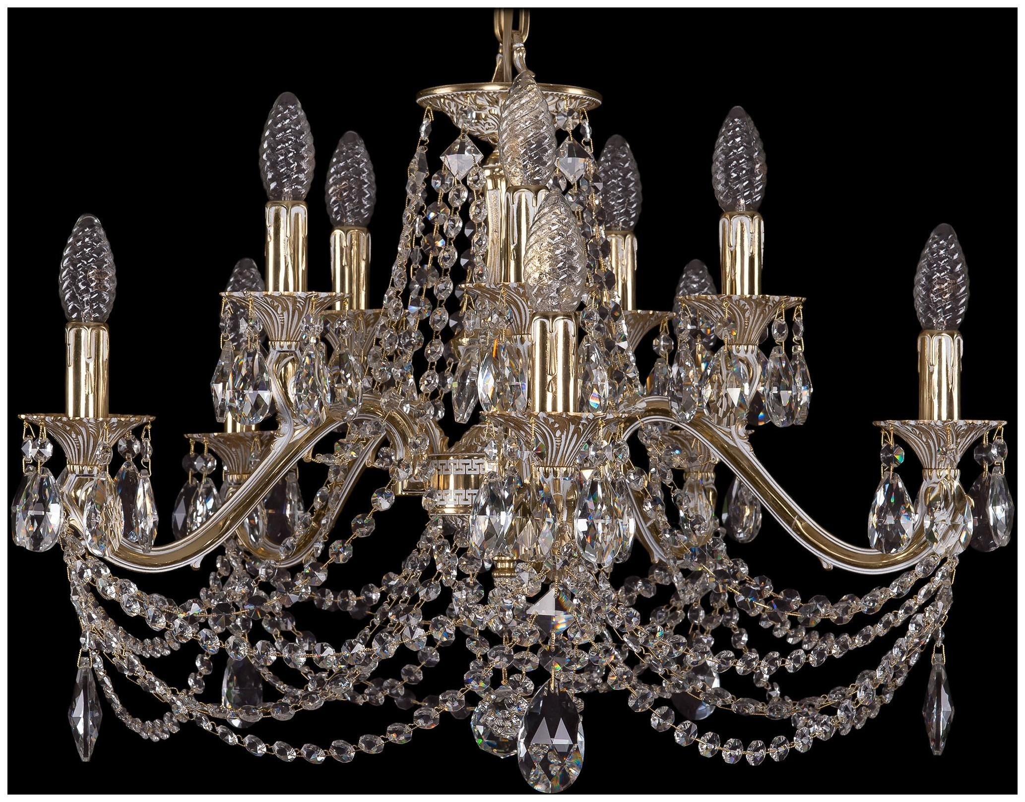 

Люстра подвесная Bohemia Ivele Crystal 1703/10/225/C/GW