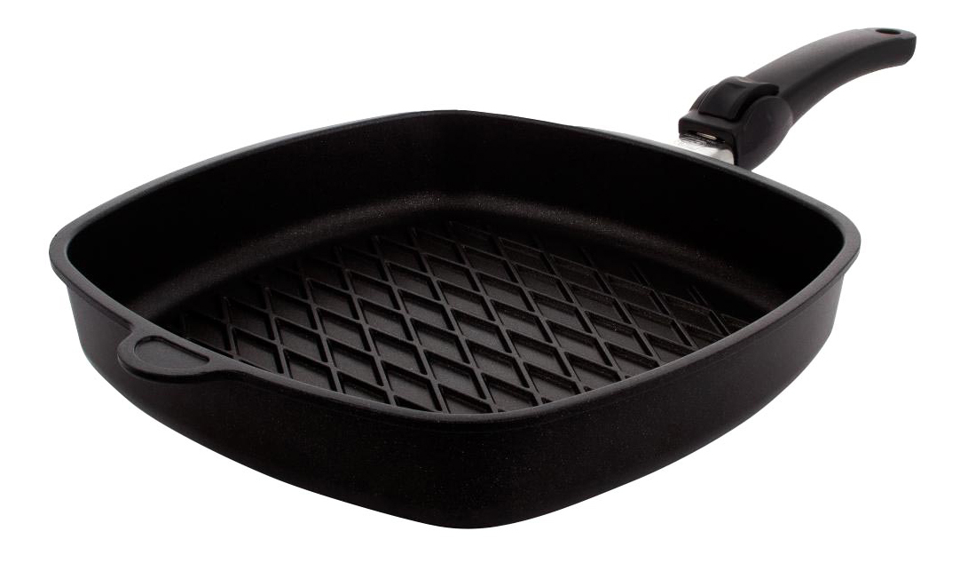 

Сковорода для гриля AMT Gastroguss Frying Pans 28 см черный AMT Gastroguss E285BBQ