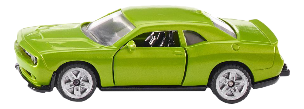 

Коллекционная модель Dodge Challenger SRT Hellcat зеленая Siku 1408, Зеленый, Dodge Challenger SRT Hellcat зеленая