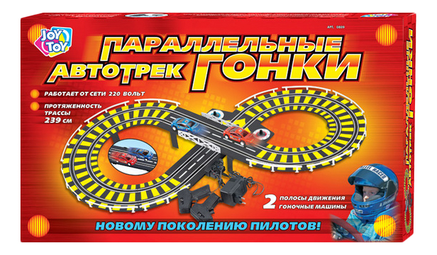 

Автотрек Параллельные гонки на д/у Play Smart М35495, Параллельные гонки