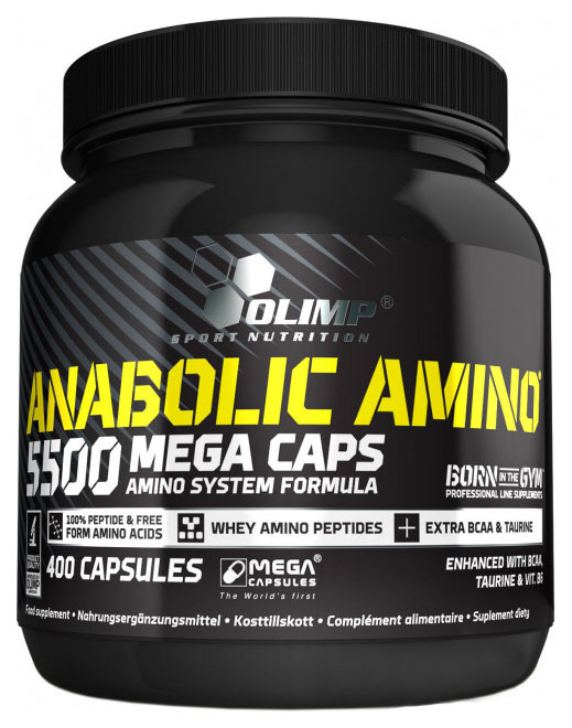 Anabolic Amino 5500 Olimp, 400 капсул