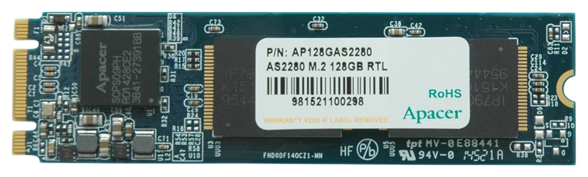 

SSD диск Apacer AS2280 128ГБ (AP128GAS2280-1), AS2280