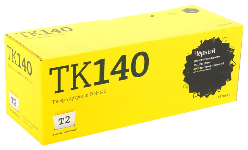 

Картридж для лазерного принтера T2 TC-K140 (TK-140), черный, TC-K140
