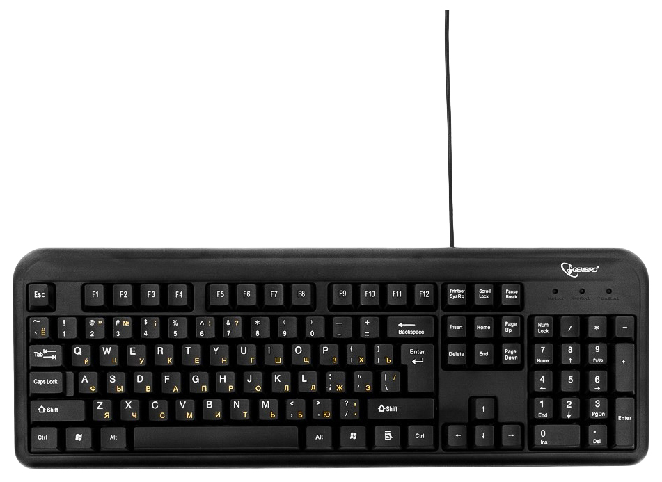 

Клавиатура Gembird KB-8330U-BL Black, KB-8330U-BL