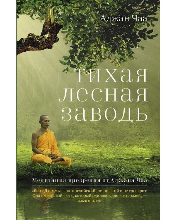 фото Книга тихая лесная заводь. медитация прозрения от аджана чаа ганга