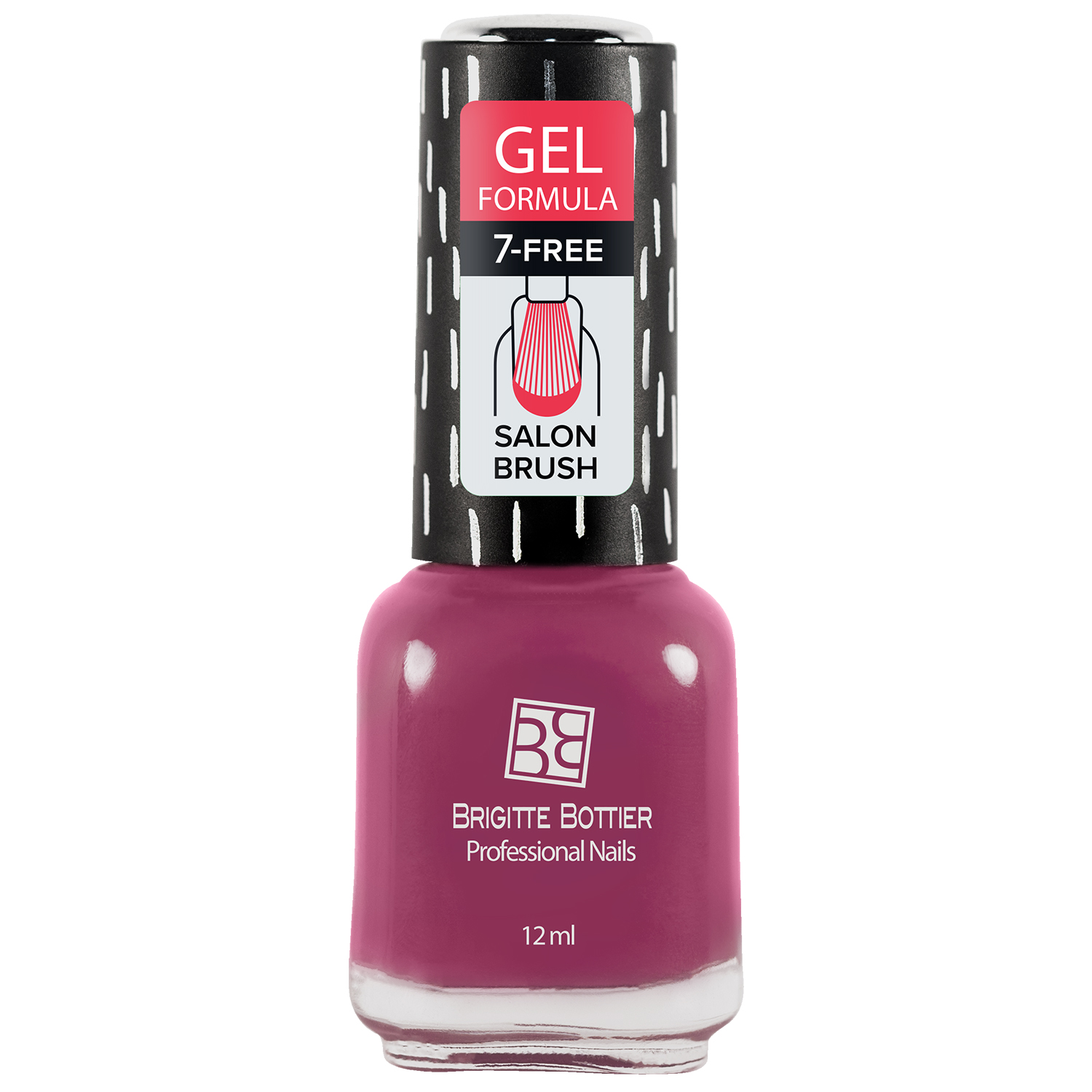 Лак с гелевым эффектом Brigitte Bottier Gel Formula тон 55 ягодное мороженое 12 мл 499₽