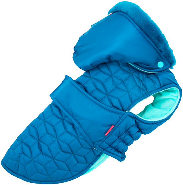 

Попона для собак FOR MY DOGS, унисекс, синяя, FW789-2019 22, FW789-2019