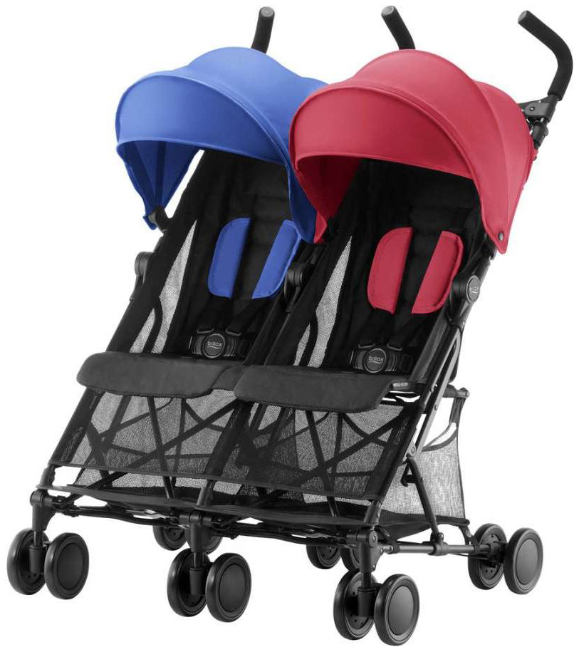 

Коляска для двойни Britax Holiday Double Red/Blue mix, Holiday Double