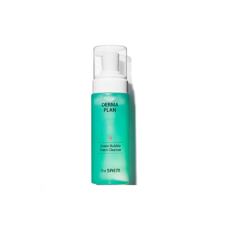 Пенка для умывания The Saem Derma Plan Green Bubble Foam Cleanser 150мл пенка для умывания the saem