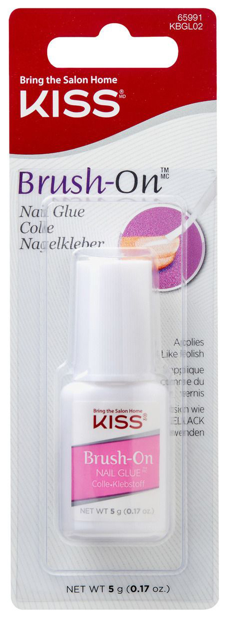 Клей для ногтей Kiss Brush-On Nail Glue 5 г