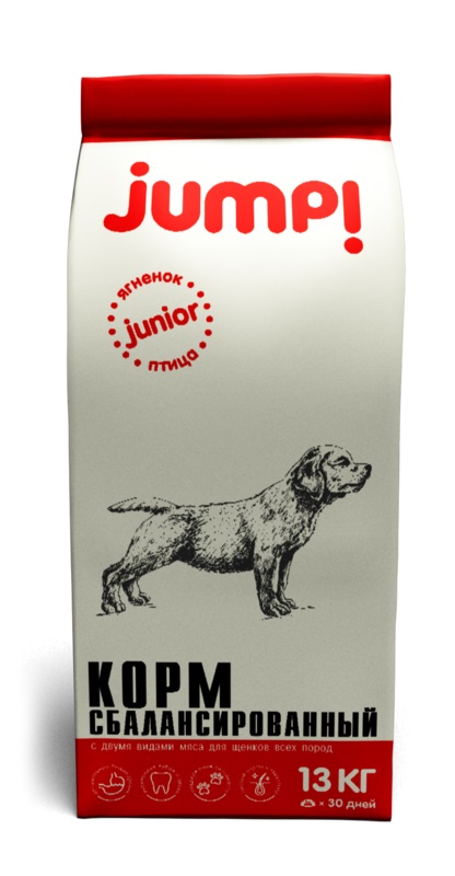 

Сухой корм для щенков Jump Junior, все породы, 13кг, Junior