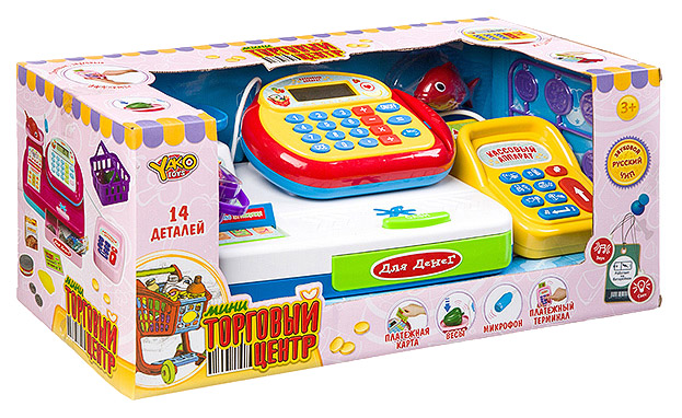 

Кассовый аппарат мини Yako Toys Торговый центр M7445-1., Разноцветный