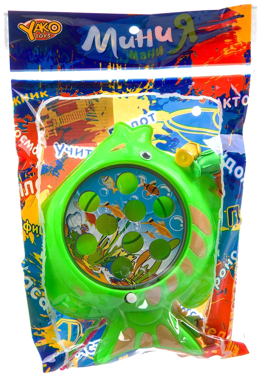 Набор игровой рыбалка Yako Toys с 2 удочками рыбка серия МиниМаниЯ арт.M7627.
