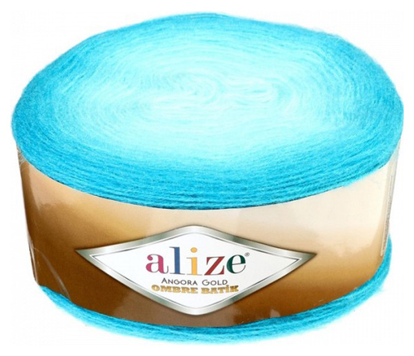 

Пряжа Alize 4636390 Gold ombre batik 7245 принт, Gold ombre batik