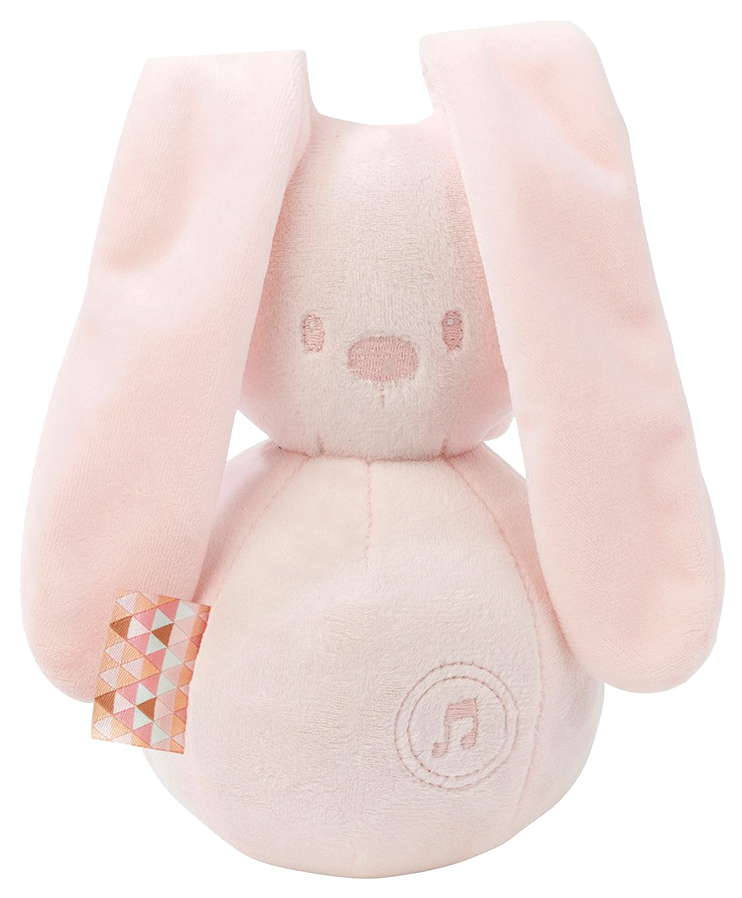 фото Игрушка мягкая nattou musical soft toy lapidou кролик light pink