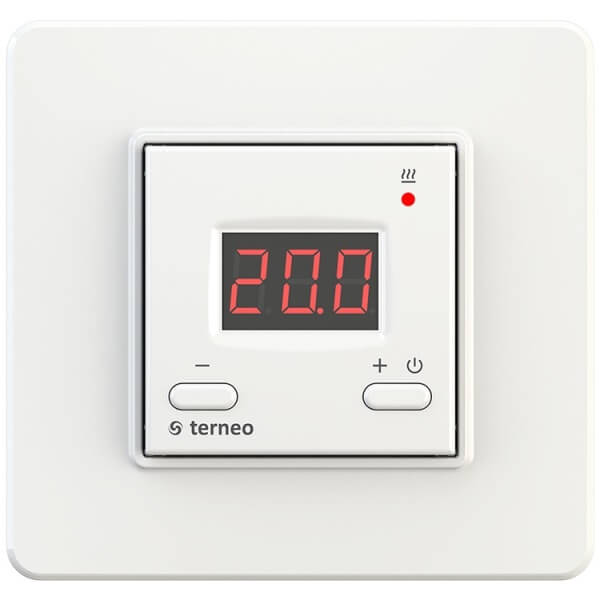 Терморегулятор для теплых полов TERNEO ST white