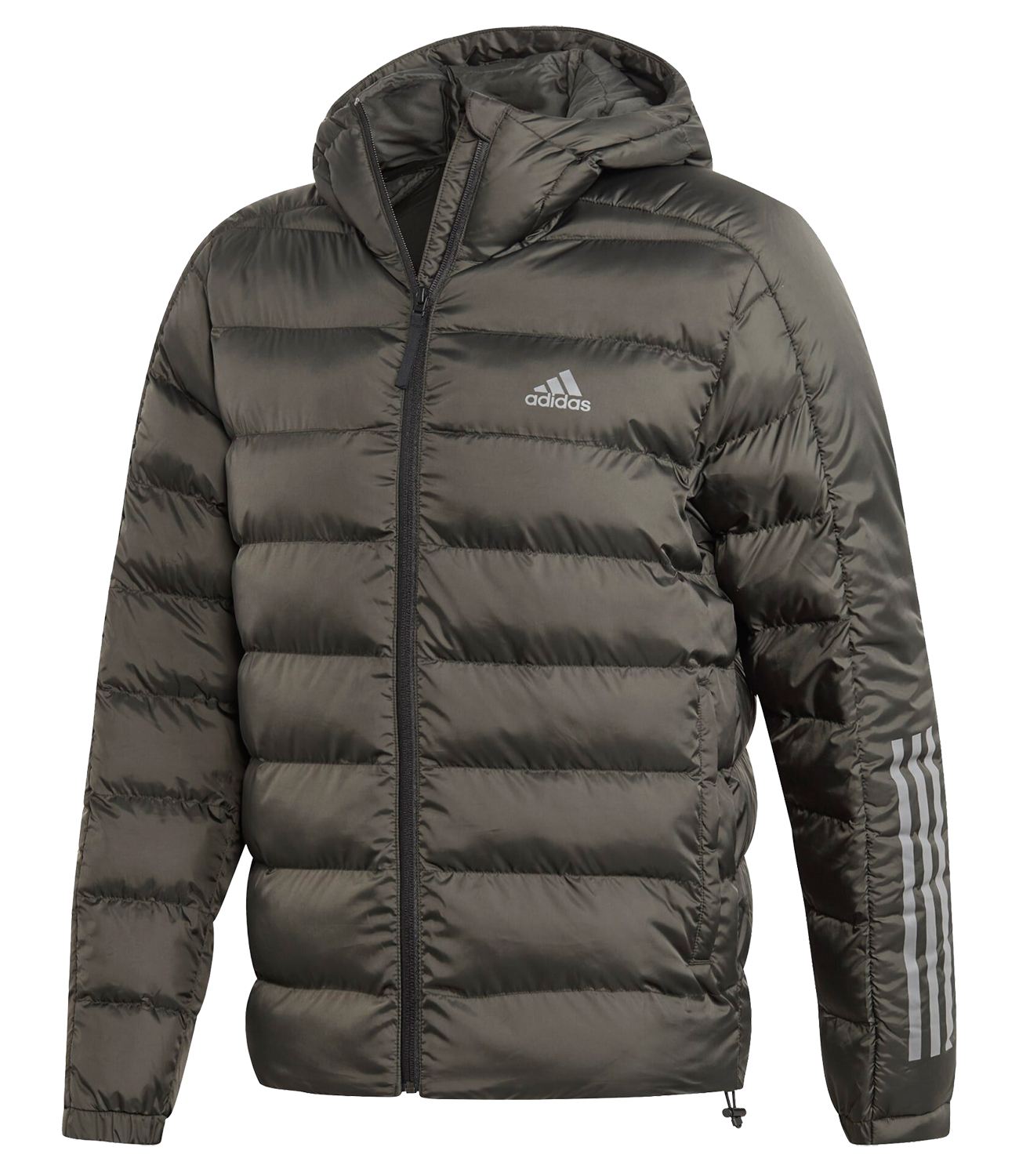 

Куртка Adidas Itavic 3-Stripes 2.0 Padded Hooded FZ, legend earth/black, M, Itavic 3-Stripes 2.0 Padded Hooded FZ