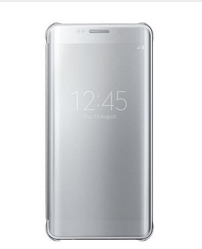 Чехол MyPads для Samsung Galaxy S6 Edge Plus + SM-G928 5.7 Clear View Cover Silver