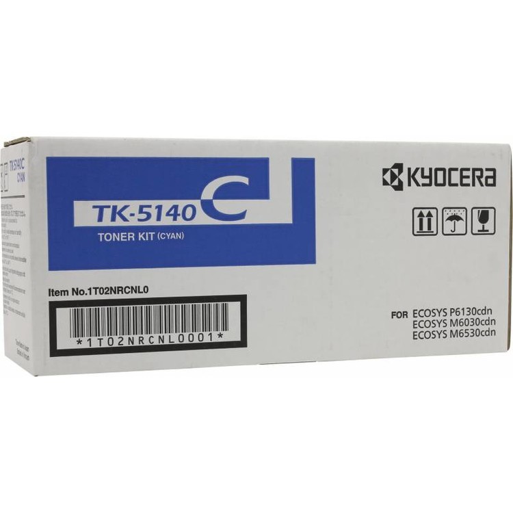 фото Картридж для лазерного принтера kyocera tk-5140c, голубой, оригинал