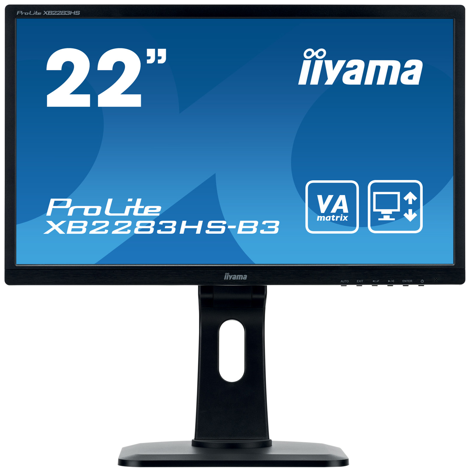 фото Монитор iiyama prolite xb2283hs-b3 black