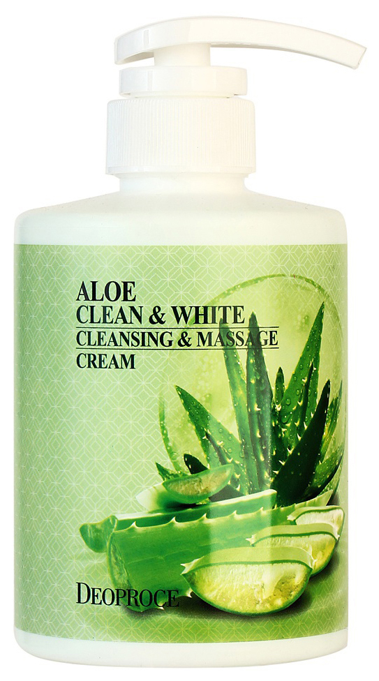 

Крем для тела Deoproce Aloe Clean & White Cleansing & Massage Cream 450 мл