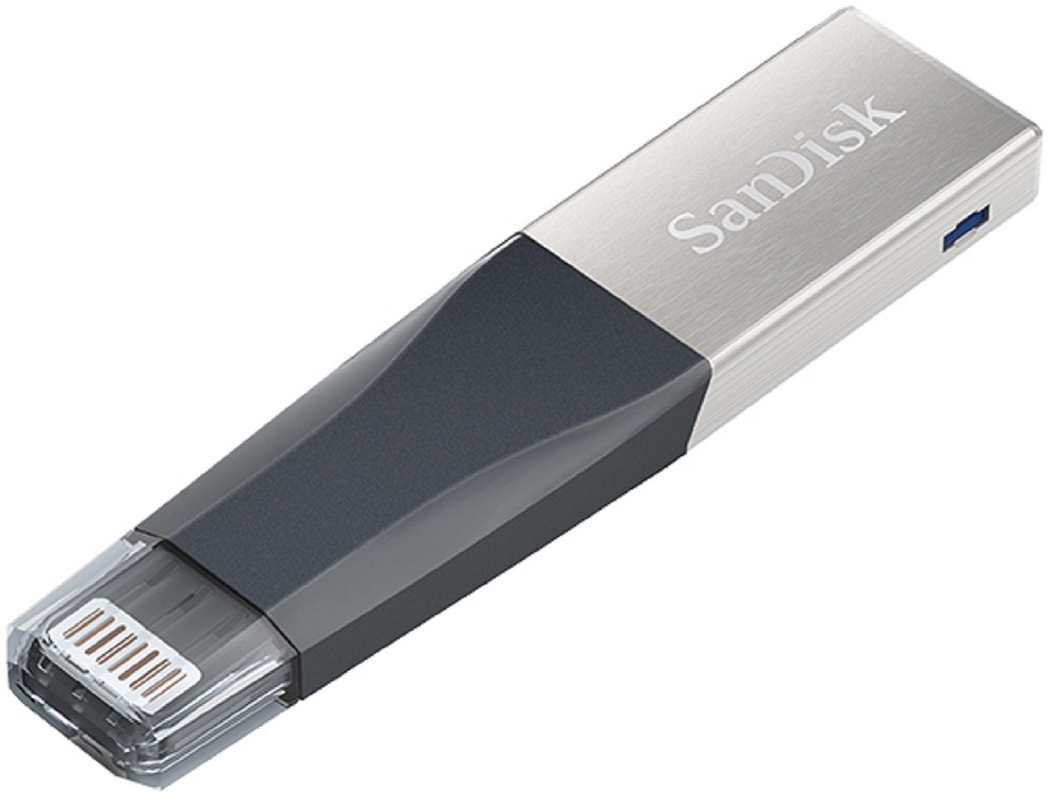 

Флешка SanDisk iXpand Mini 128ГБ Grey/Black (SDIX40N-128G-GN6NE), iXpand Mini