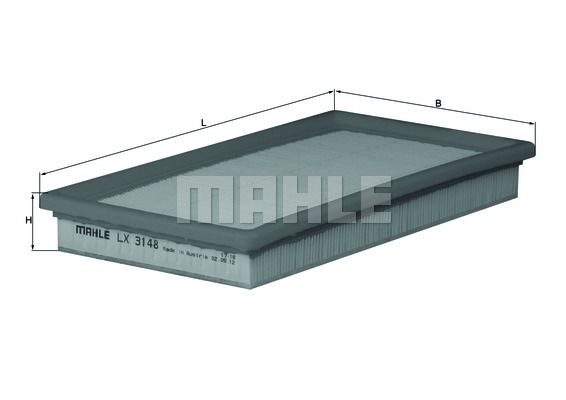 

Фильтр воздушный KNECHT LX 3148