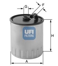 фото Фильтр топливный ufi 24.429.00