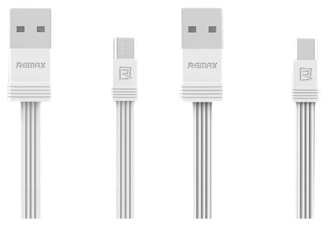 фото Кабель remax rc-062m 2в1 1m и 0,16m micro usb белый