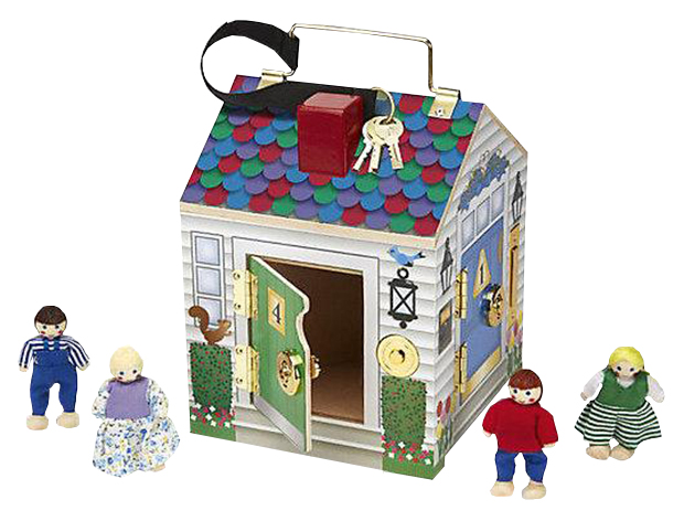 

Игровой домик Melissa & Doug Создай свой мир Дом с замками, арт. 2505