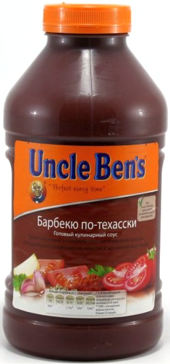 фото Соус uncle ben's барбекю по-техасски 2.51 кг