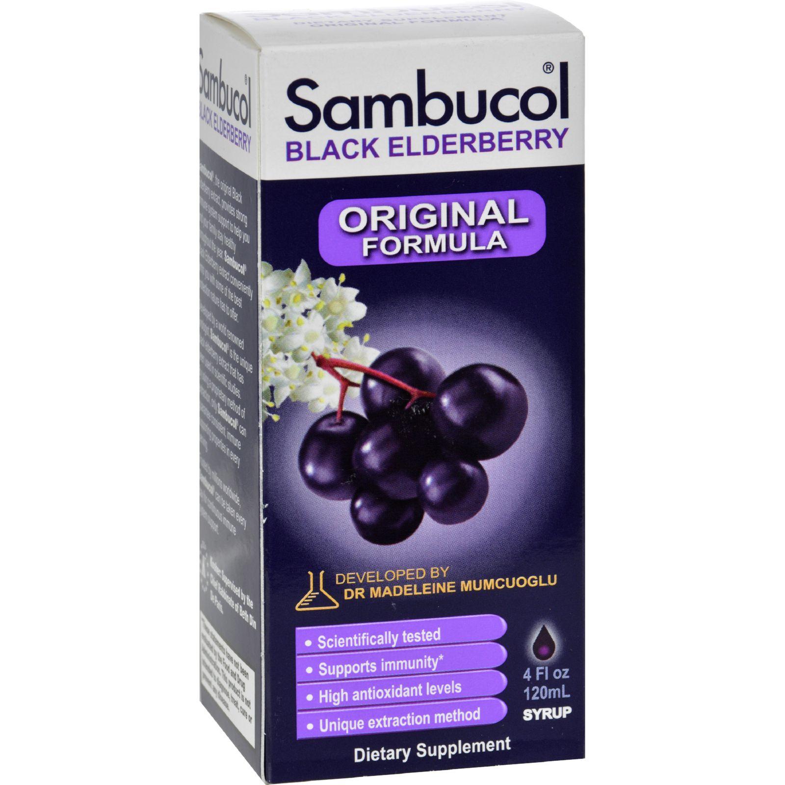 Добавка для иммунитета Sambucol Black Elderberry Syrup Immune System 120 мл