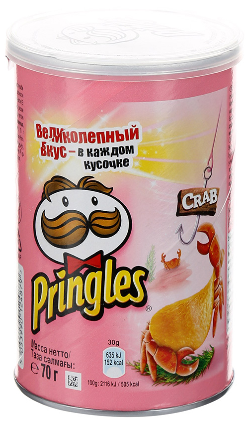 

Чипсы Pringles картофельные со вкусом краба 70 г