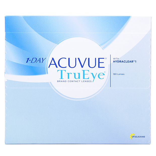 Контактные линзы 1 Day Acuvue TruEye with HydraClear, однодневные, -1.75 / 9.0, 180 шт.