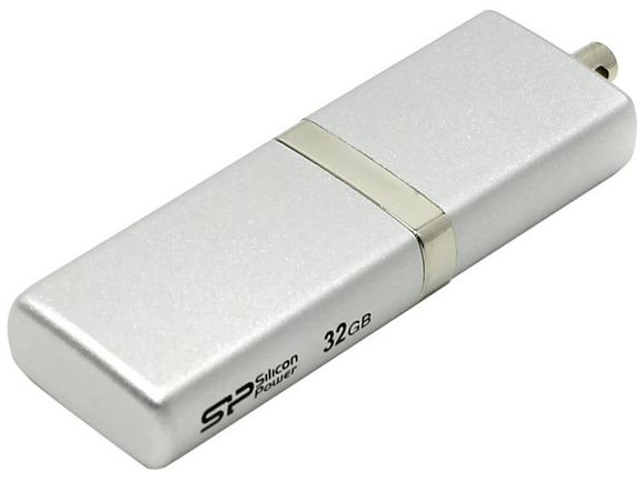 Флешка Silicon Power LuxMini 710 32ГБ Silver (SP032GBUF2710V1S)