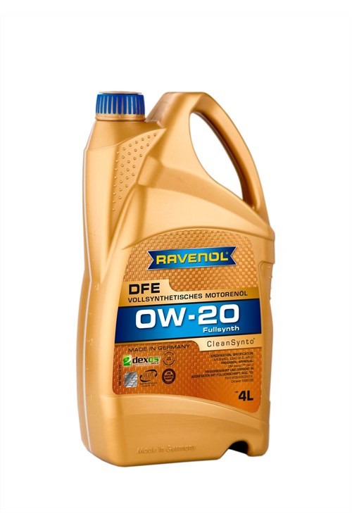 

Моторное масло Ravenol DFE 0W20 4л, DFE