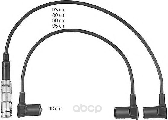 

Комплект высоковольтных проводов Beru ZEF466