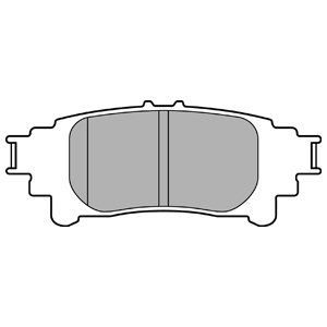 

Комплект тормозных дисковых колодок DELPHI LP3155