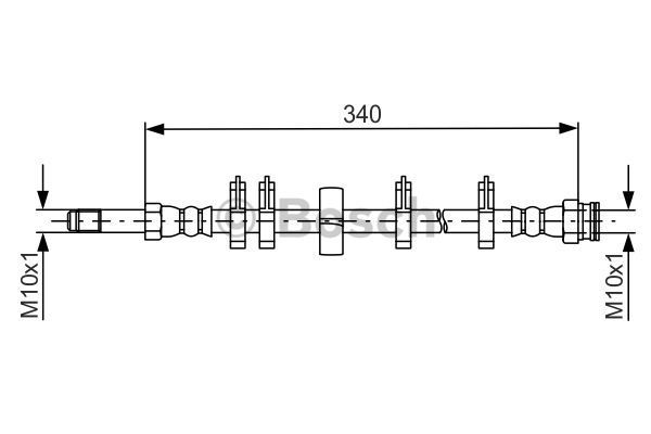 фото Шланг тормозной системы bosch 1 987 481 667
